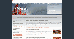 Desktop Screenshot of martin-safaris.com